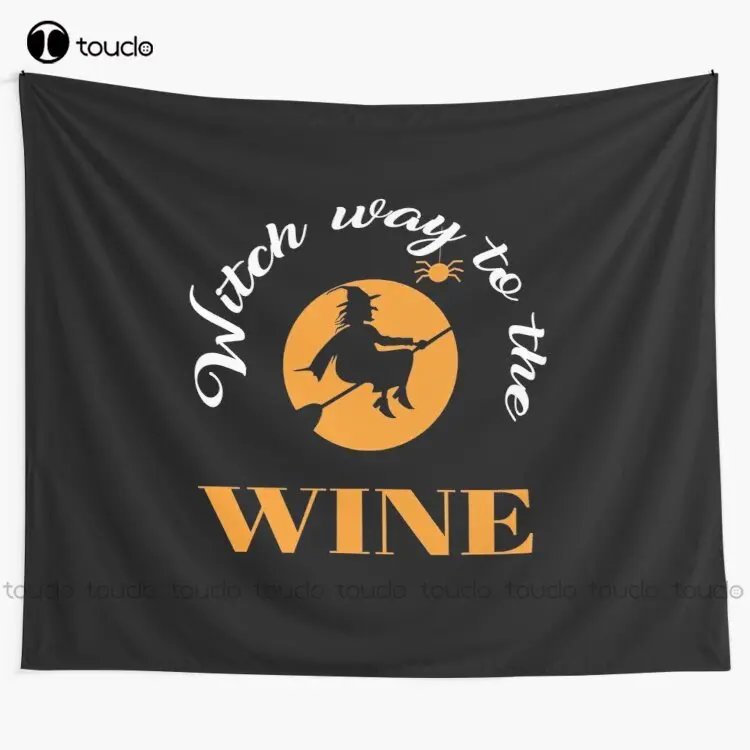Witch Way To The Wine-Funny Halloween Tapestry Nice Tapestry Tapestry Wall Hanging For Living Room Bedroom Dorm Room Home Decor
Witch Way To The Wine-Funny Halloween Tapestry Nice Tapestry Tapestry Wall Hanging For Living Room Bedroom Dorm Room Home Decor