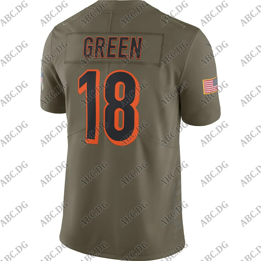 Customized Stitch American Football Jersey Men Cincinnati A.J. Green Olive Salute To Service Limited Jersey
Customized Stitch American Football Jersey Men Cincinnati A.J. Green Olive Salute To Service Limited Jersey