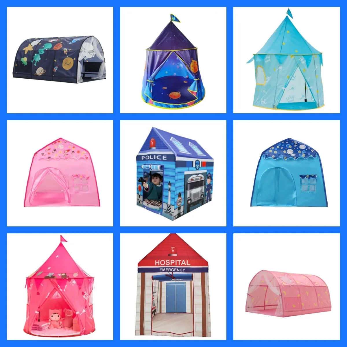 Portable Children's Tent Toy Play House Safe Non-fading Indoor Boys Cosplay Police Play House Toy For Kids Birthday Girls Tipi
Portable Children's Tent Toy Play House Safe Non-fading Indoor Boys Cosplay Police Play House Toy For Kids Birthday Girls Tipi