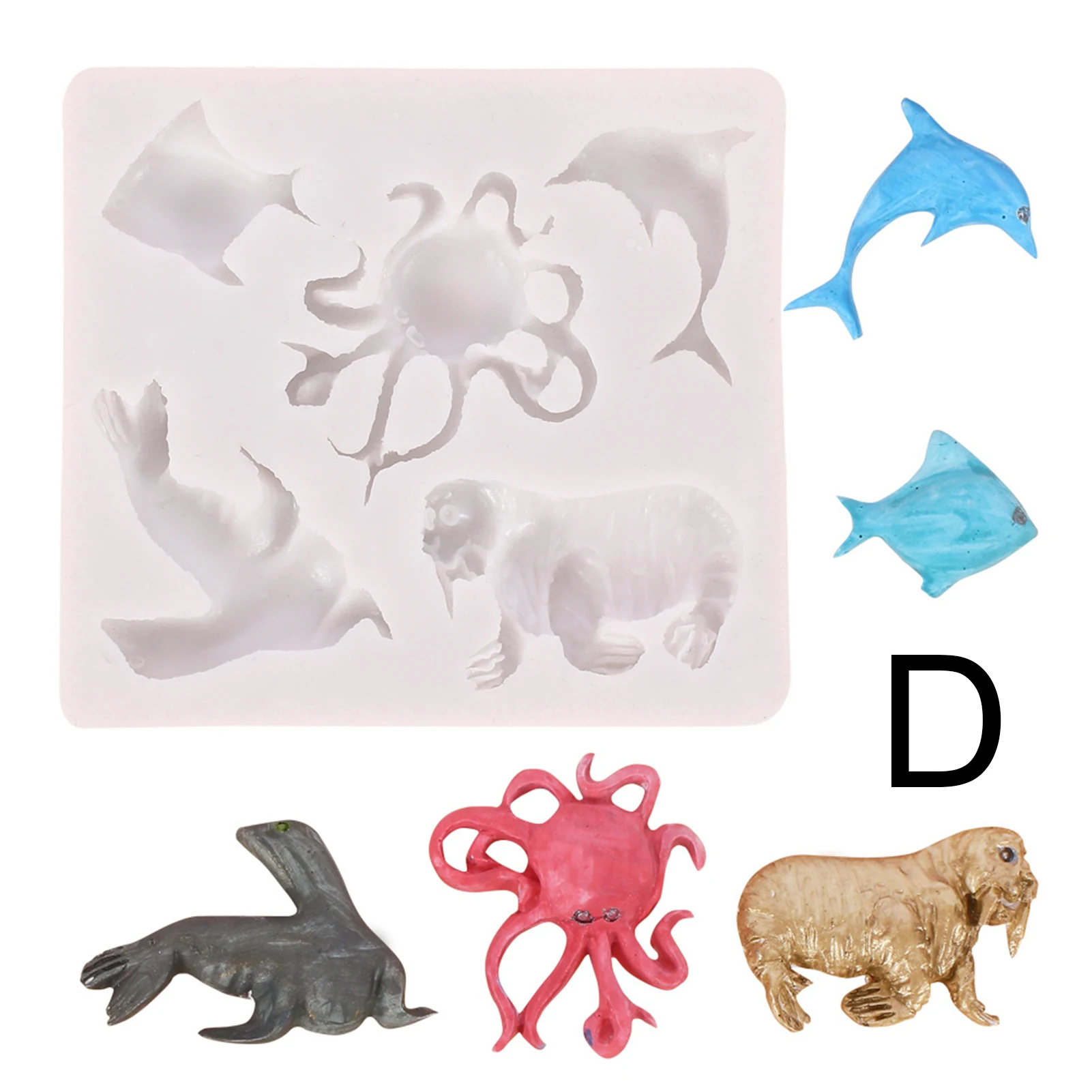 Silicone Marine Organism-shaped Biscuit Mold Multifunctional Baking Pan for Cake Candle Chocolate Cookie BJStore
Silicone Marine Organism-shaped Biscuit Mold Multifunctional Baking Pan for Cake Candle Chocolate Cookie BJStore