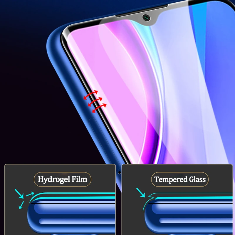 Гидрогелевая пленка с полным покрытием для Xiaomi Redmi Note 8 9 7 8T 9S 10 Pro Max Защита экрана 8A