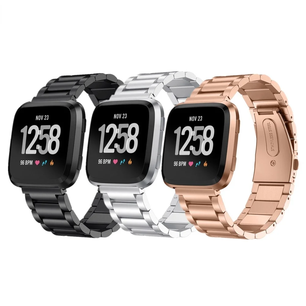 Stainless Steel band For Fitbit Versa/versa 2/versa lite Strap correa Wrist Bracelet Watchband belt reloj watch Accessories
Stainless Steel band For Fitbit Versa/versa 2/versa lite Strap correa Wrist Bracelet Watchband belt reloj watch Accessories