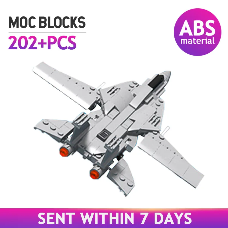 MOC Military Weapon Series F-14 Tomcat Fighter Model Bricks Assembly Aircraft Plane Building Blocks Education Toys for Boys Gift
MOC Military Weapon Series F-14 Tomcat Fighter Model Bricks Assembly Aircraft Plane Building Blocks Education Toys for Boys Gift
