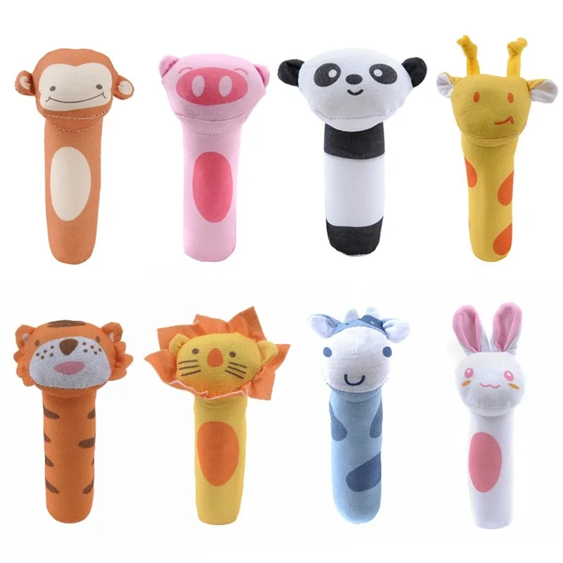 Wholesale 8 Colors Baby Rattle Toys Plush Baby Cartoon Bed Toys Educational Toys Rabbit Panda Hand Bells Mobiles Cute Baby Toys
Wholesale 8 Colors Baby Rattle Toys Plush Baby Cartoon Bed Toys Educational Toys Rabbit Panda Hand Bells Mobiles Cute Baby Toys