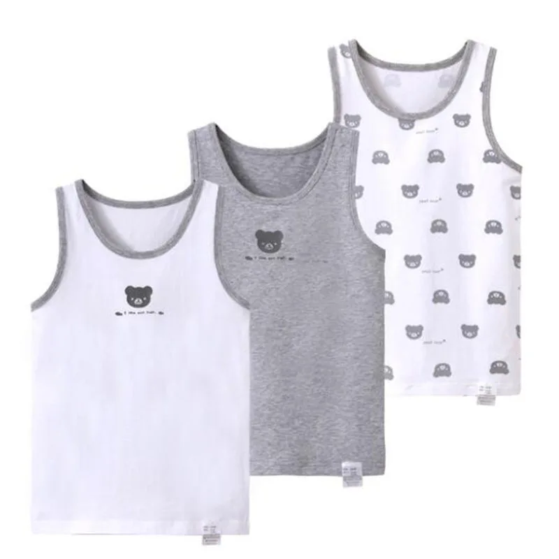 Boy Sleeveless Top Boys Vest Tanks Sleeveless T-shirt Cotton Bear Tanks Kids Boys Beach Clothes Boys Sport Bottoming Shirt 3PCS
Boy Sleeveless Top Boys Vest Tanks Sleeveless T-shirt Cotton Bear Tanks Kids Boys Beach Clothes Boys Sport Bottoming Shirt 3PCS