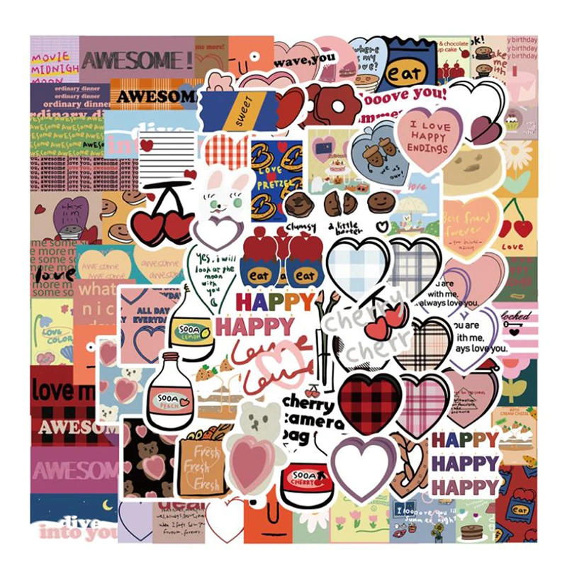 90Pcs Kawaii Korean Style Cute Decal Stickers Aesthetic Laptop Water Bottle Car Waterproof Graffiti Sticker Pack Kids Toy Gift
90Pcs Kawaii Korean Style Cute Decal Stickers Aesthetic Laptop Water Bottle Car Waterproof Graffiti Sticker Pack Kids Toy Gift