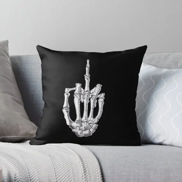 Skeletal Middle Finger Soft ative Throw Pillow Cover Pillow Case Cover Wedding Bed Pillows NOT Included 
Skeletal Middle Finger Soft ative Throw Pillow Cover Pillow Case Cover Wedding Bed Pillows NOT Included