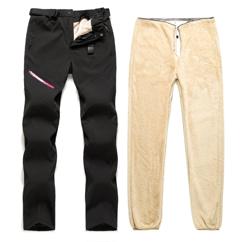 Winter warm pants plus velvet thicken detachable inner layer warm windproof waterproof camping snowboard trousers women men
Winter warm pants plus velvet thicken detachable inner layer warm windproof waterproof camping snowboard trousers women men