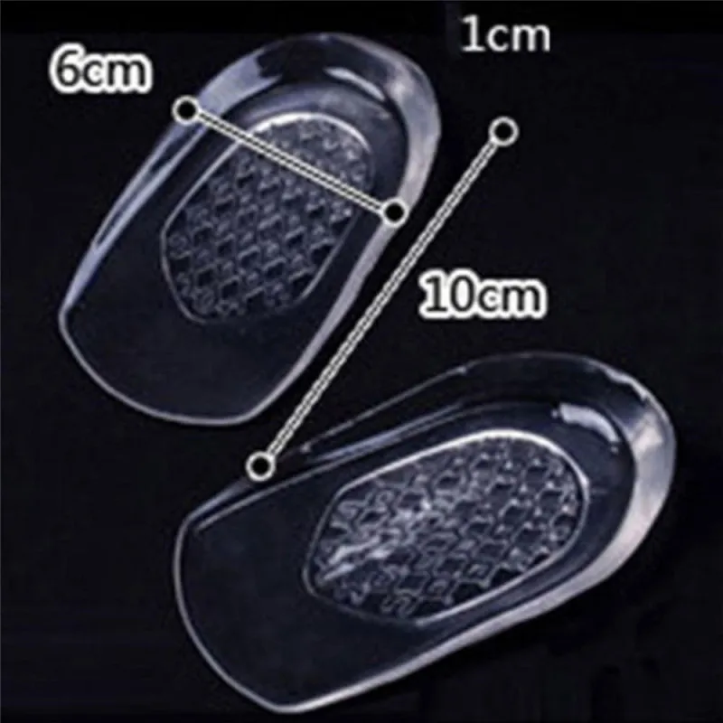 New Silicon Gel Insoles Back Pad Heel Cup for Calcaneal Pain Health Feet Care Support spur feet cushion silicone foot pads | Обувь