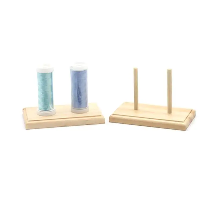 2 Spools Cone Wooden Thread Storage Rack Organizer Holder for Sewing Quilting 72XF
2 Spools Cone Wooden Thread Storage Rack Organizer Holder for Sewing Quilting 72XF