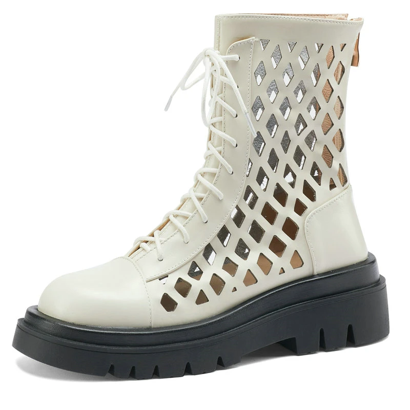 Punk Women Genuine Leather ankle Boots Female Motorcycle Boots lace up Shoes Woman Chunky Heels Platform summer Boots size 42 43
Punk Women Genuine Leather ankle Boots Female Motorcycle Boots lace up Shoes Woman Chunky Heels Platform summer Boots size 42 43