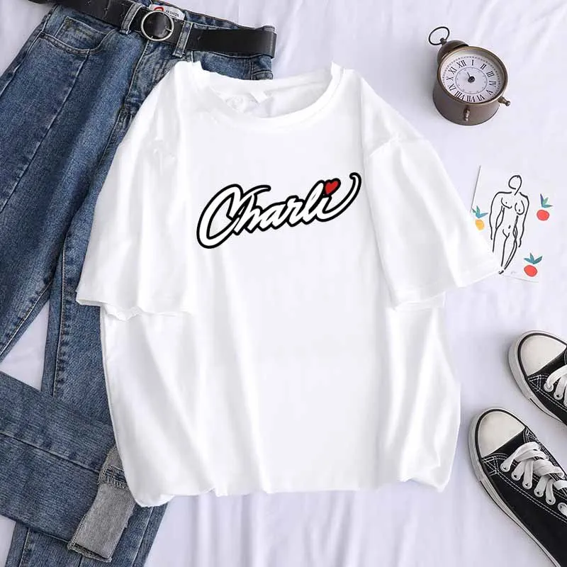 Vintage Letter Print Fashion BM Style Tops Women Casual Short Sleeve Pullover Tees Summer Casual Streetwear T-shirt Woman 2021
Vintage Letter Print Fashion BM Style Tops Women Casual Short Sleeve Pullover Tees Summer Casual Streetwear T-shirt Woman 2021