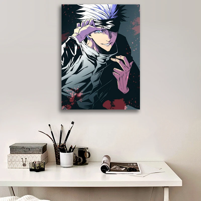 HD Printed Jujutsu Kaisen Canvas Painting Wall Art Gojo Satoru Poster Home Decoration Bedroom Modular Anime Pictures Framework
HD Printed Jujutsu Kaisen Canvas Painting Wall Art Gojo Satoru Poster Home Decoration Bedroom Modular Anime Pictures Framework