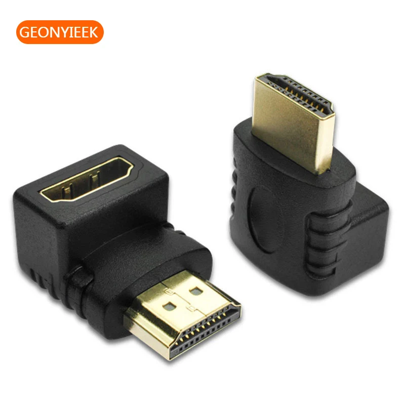 HDMI-compatible Adapter 270 Degree Right Male To Female Converter Extender for PS4 HDTV Projetor Laptop Monitor 1.4 Converter
HDMI-compatible Adapter 270 Degree Right Male To Female Converter Extender for PS4 HDTV Projetor Laptop Monitor 1.4 Converter
