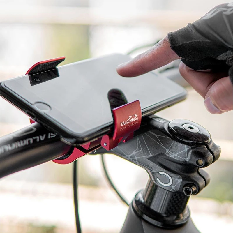 Bike Accessories Aluminium Alloy Bicycle Phone Clip Mount Bracket Adjustable Racks Mobile Stand Holder for 4-6.7 inch Smartphone
Bike Accessories Aluminium Alloy Bicycle Phone Clip Mount Bracket Adjustable Racks Mobile Stand Holder for 4-6.7 inch Smartphone
