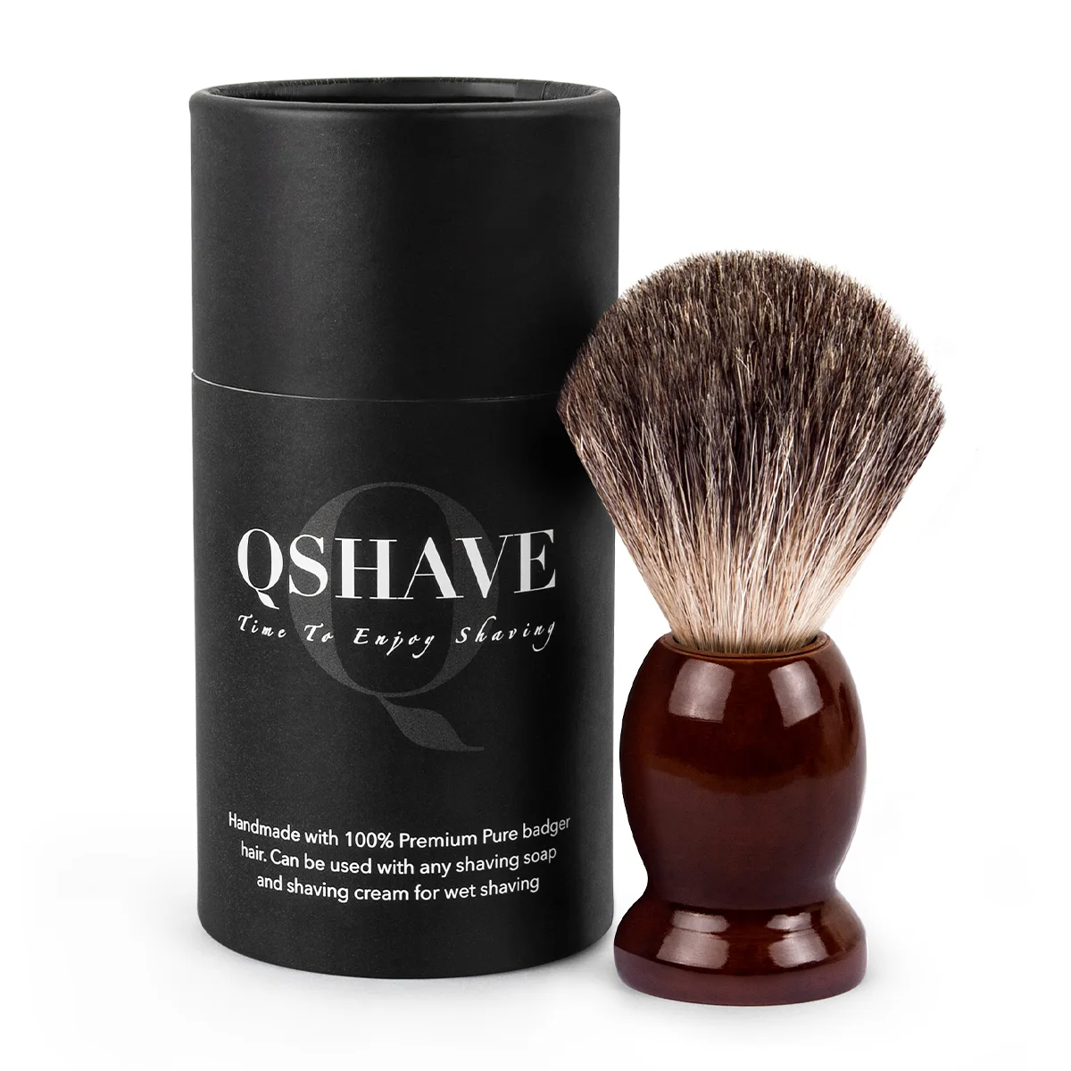 Qshave Man Pure Badger Hair Shaving Brush Wood 100% for Razor Double Edge Safety Straight Classic Safety Razor Brush
Qshave Man Pure Badger Hair Shaving Brush Wood 100% for Razor Double Edge Safety Straight Classic Safety Razor Brush