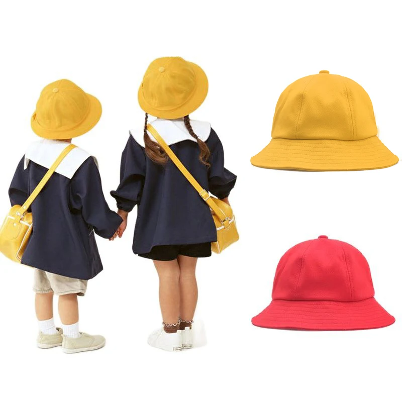 Asia Style 52-54cm Primary Walk Kindergarten School Safety Yellow Bucket Hat Cute Boy Girl Panama Cotton Fisherman Cap T33
Asia Style 52-54cm Primary Walk Kindergarten School Safety Yellow Bucket Hat Cute Boy Girl Panama Cotton Fisherman Cap T33
