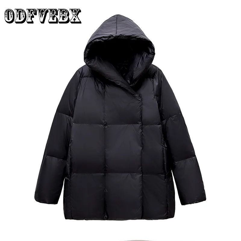 Down Jacket Women Thick Down Jacket 2021 Winter New Fashion White Duck Down Jacket Korean Loose Warm Hooded Pocket Casual Jacket
Down Jacket Women Thick Down Jacket 2021 Winter New Fashion White Duck Down Jacket Korean Loose Warm Hooded Pocket Casual Jacket