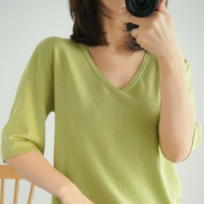 2021New Весна Женский вязаный пуловер свитер Повседневный свитер с треугольным вырезом средний рукав сплошной свободного покроя, женские, сти...
2021New Весна Женский вязаный пуловер свитер Повседневный свитер с треугольным вырезом средний рукав сплошной свободного покроя, женские, сти...