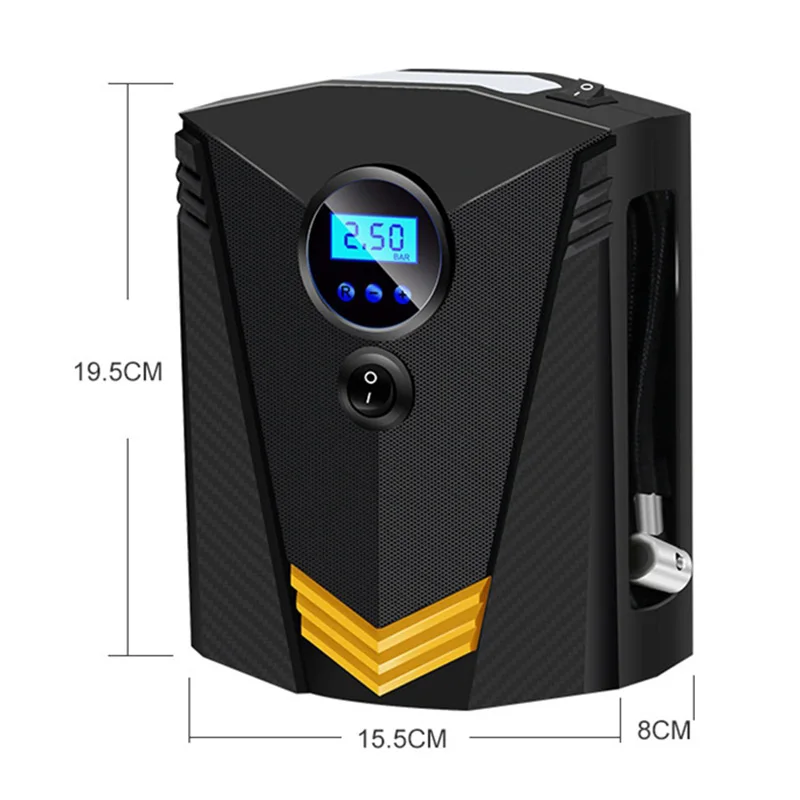 New Digital Tire Inflator DC 12 Volt Car Portable Air Compressor Pump 150 PSI Auto Aire Pump for Car Motorcycle LED Light
New Digital Tire Inflator DC 12 Volt Car Portable Air Compressor Pump 150 PSI Auto Aire Pump for Car Motorcycle LED Light