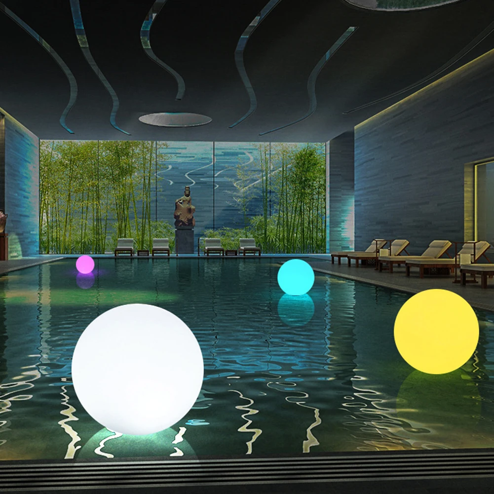 Floating Pool Light IP67 Waterproof 16 Colors Changing LED Ball Lights for Garden Pool Beach Backyard
Floating Pool Light IP67 Waterproof 16 Colors Changing LED Ball Lights for Garden Pool Beach Backyard