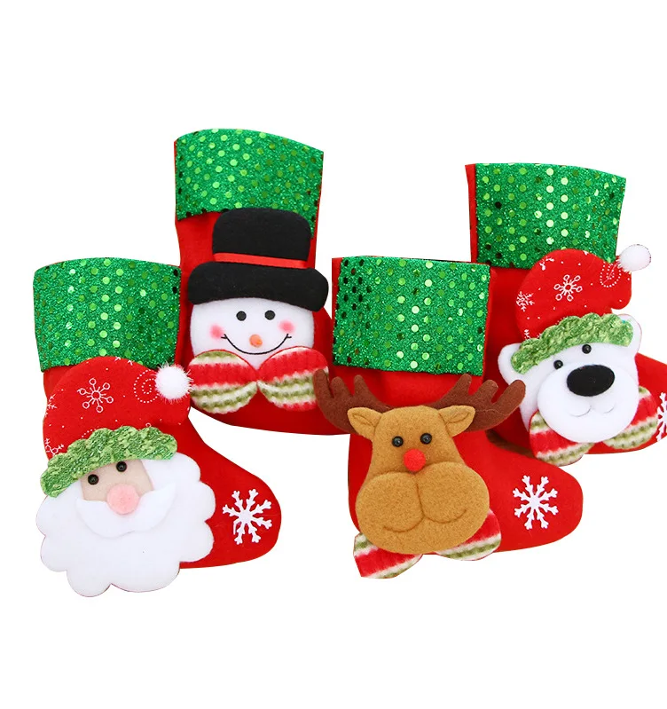 Christmas Decorations Christmas Sequins Socks Children's Christmas Tree Ornaments Santa Snowman Elk Bear Christmas Sock Gift
Christmas Decorations Christmas Sequins Socks Children's Christmas Tree Ornaments Santa Snowman Elk Bear Christmas Sock Gift
