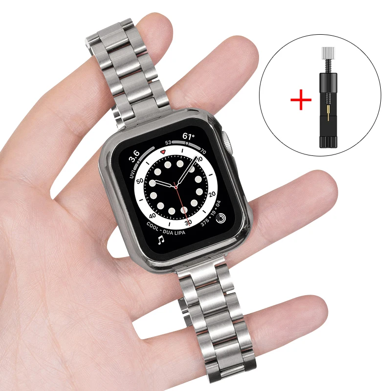 Women Stainless Steel Band for Apple Watch 6 SE 40mm 44mm Slim Metal Link Bracelet Strap for iWatch Series 5/4/3/2 38mm 42mm
Women Stainless Steel Band for Apple Watch 6 SE 40mm 44mm Slim Metal Link Bracelet Strap for iWatch Series 5/4/3/2 38mm 42mm