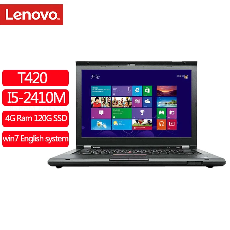 

Used Laptop Lenovo ThinkPad T420 Notebook Computers 8GB Ram Laptop 1280x800 14 Inches Win10 English System Diagnosis Pc Tablet