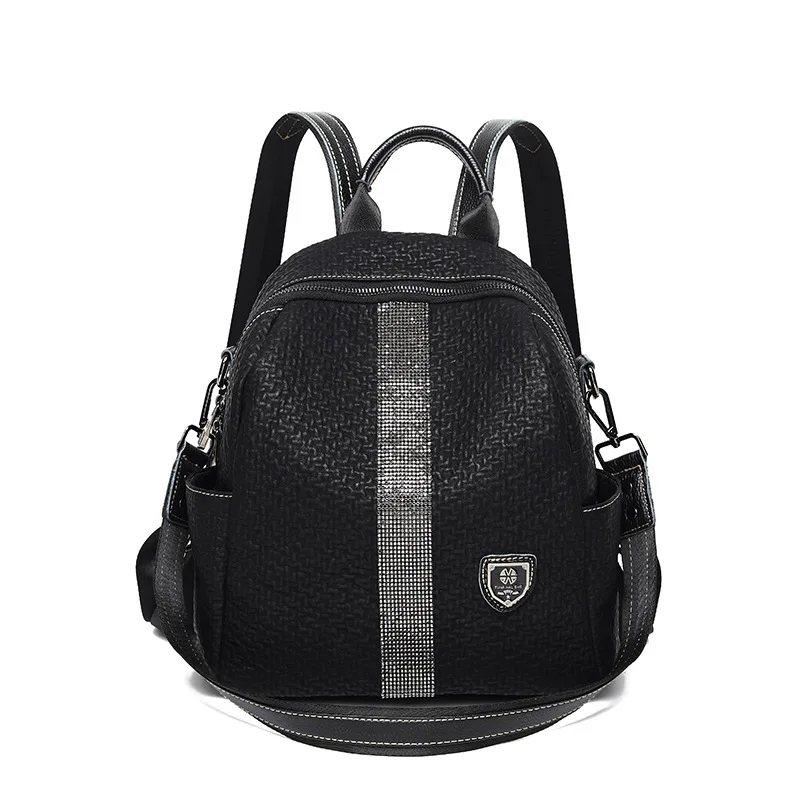 Backpack Women 2021 New Korean Fashion Rhinestone Small Bag PU Soft Leather Casual One-shoulder Dual-use Travel Backpack Bolsos
Backpack Women 2021 New Korean Fashion Rhinestone Small Bag PU Soft Leather Casual One-shoulder Dual-use Travel Backpack Bolsos