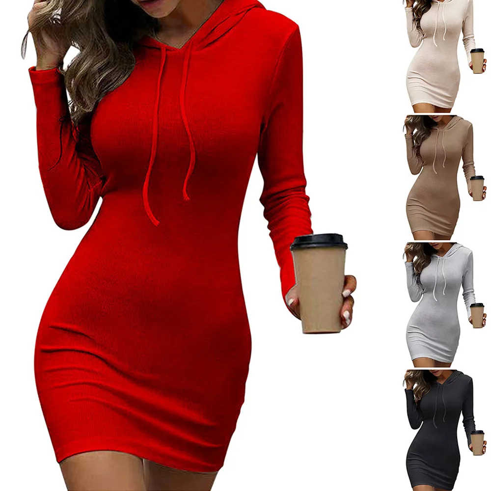 LOYGALYET Fall Casual Women Ladies Elegant Hooded Solid Color Long Sleeved Bodycon High Waist Short Dresses For Women Clothing
LOYGALYET Fall Casual Women Ladies Elegant Hooded Solid Color Long Sleeved Bodycon High Waist Short Dresses For Women Clothing