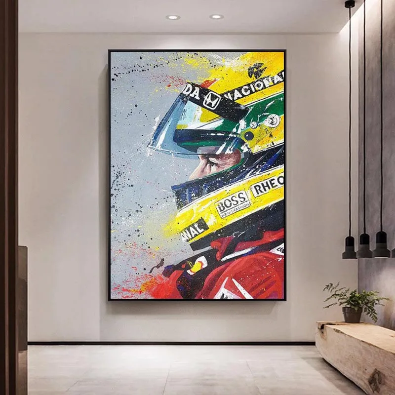 Ayrton Senna F1 Formula Legend Star Champion Race Car Canvas Painting Vintage Poster and Prints Wall Art Picture for Home Decor
Ayrton Senna F1 Formula Legend Star Champion Race Car Canvas Painting Vintage Poster and Prints Wall Art Picture for Home Decor