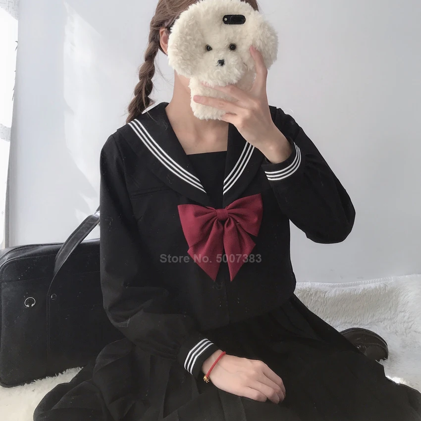 Japanese Style Sailor Uniform JK Lolita Full Sleeve High School Uniform Korean Fashion Clothing Party Cosplay Halloween Student
Japanese Style Sailor Uniform JK Lolita Full Sleeve High School Uniform Korean Fashion Clothing Party Cosplay Halloween Student