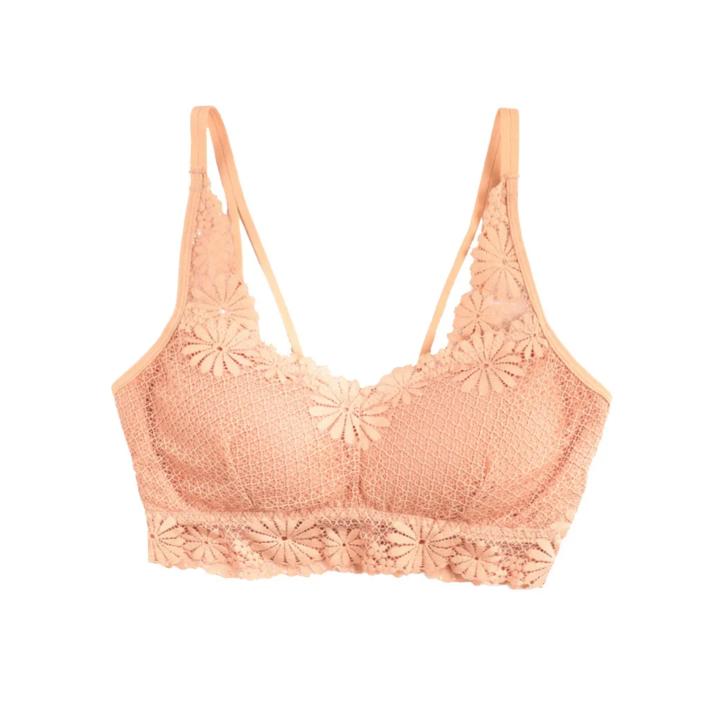 2020 Women Sexy Bra Solid Vest Lace Camisole Breathable Bralette Push Up Bra Backless Comfort Underwear Bralette Lingerie3.12
2020 Women Sexy Bra Solid Vest Lace Camisole Breathable Bralette Push Up Bra Backless Comfort Underwear Bralette Lingerie3.12