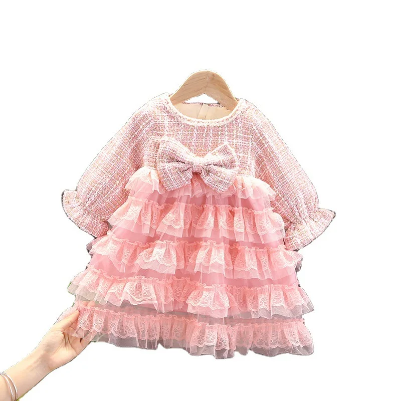 Dress 2020 Winter New Elegant Children's Princess Dress Long Sleeve Bowknot Cake Dress Ball Gown Party Dresses 2-6 Years
Dress 2020 Winter New Elegant Children's Princess Dress Long Sleeve Bowknot Cake Dress Ball Gown Party Dresses 2-6 Years