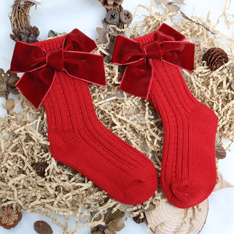 Kids Socks Toddlers Girls Big Bow Knee High Soft Cotton Lace Baby Christmas Sock Children Clothing Leg Warmers Gift 
Kids Socks Toddlers Girls Big Bow Knee High Soft Cotton Lace Baby Christmas Sock Children Clothing Leg Warmers Gift