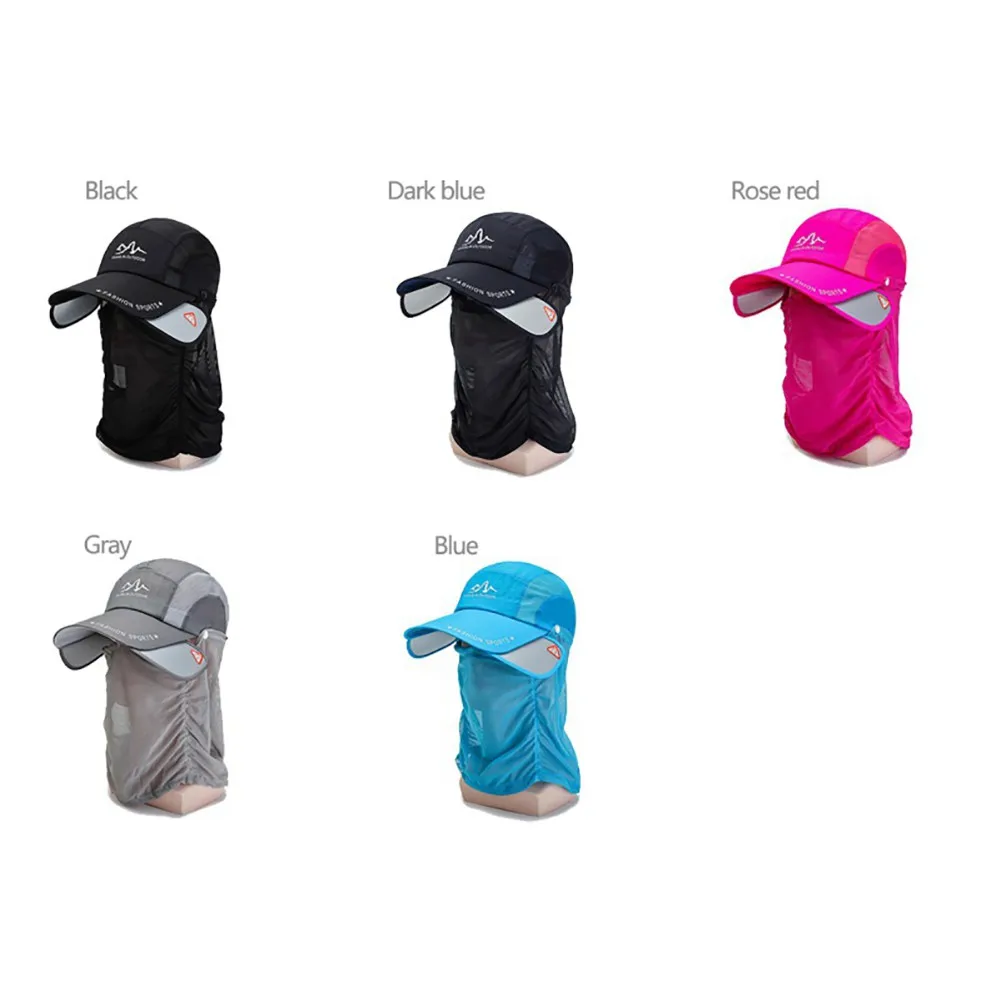 Unisex Hiking Caps with Neck Cover Protect Quick-Drying Cap Universal Outdoor Sport Hiking Caps Bandanas Detachable Design Hat
Unisex Hiking Caps with Neck Cover Protect Quick-Drying Cap Universal Outdoor Sport Hiking Caps Bandanas Detachable Design Hat