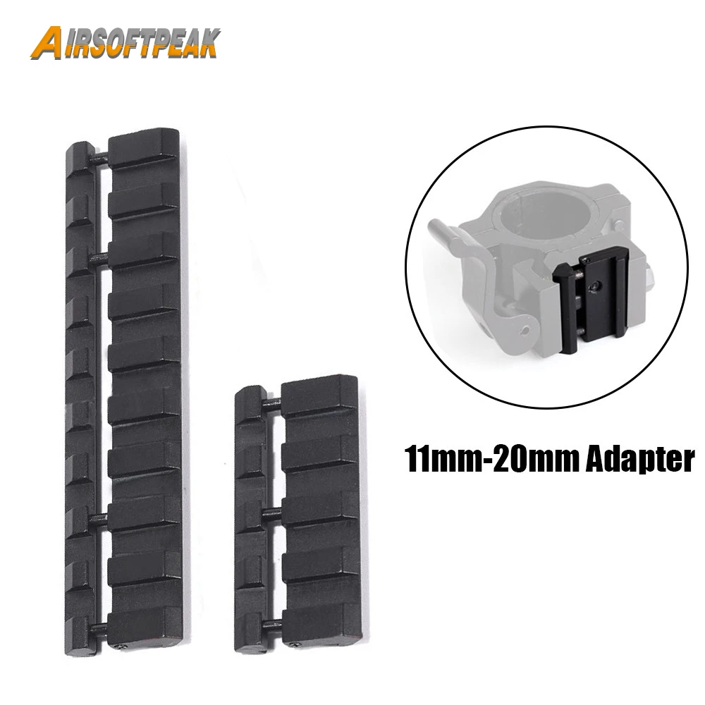 1/4/9 Slots Tactical Military Dovetail to Weaver Picatinny 11mm to 22mm .22 cal Rifle Gun Accessory Mount Base Snap Rail Adapter
1/4/9 Slots Tactical Military Dovetail to Weaver Picatinny 11mm to 22mm .22 cal Rifle Gun Accessory Mount Base Snap Rail Adapter