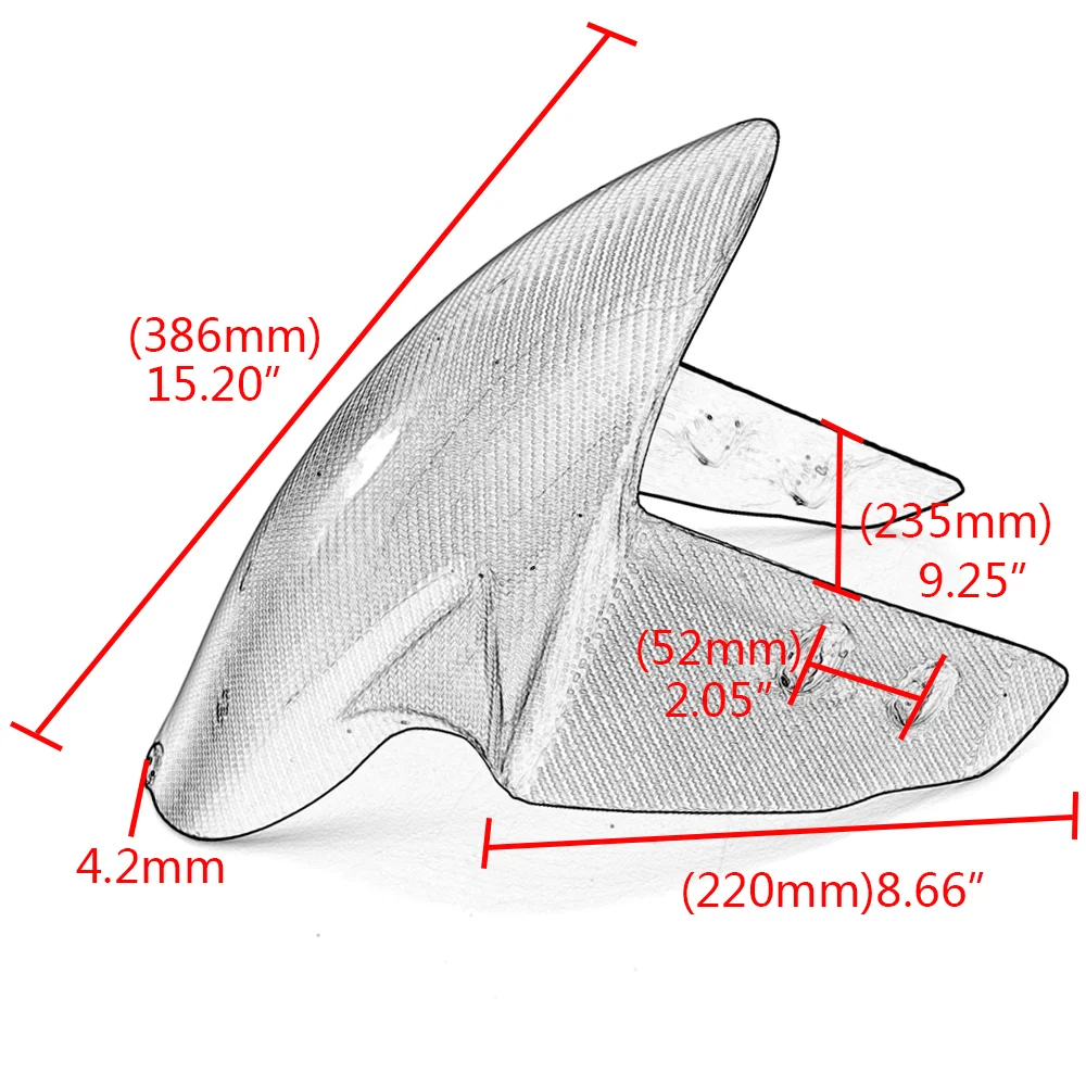 Motorcycle Black Real Carbon Fiber Front Fender Mudguard Mud Guard Fairing Kit For DUCATI 899 959 1199 Models
Motorcycle Black Real Carbon Fiber Front Fender Mudguard Mud Guard Fairing Kit For DUCATI 899 959 1199 Models