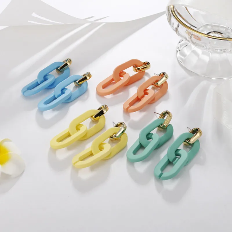 Серьги-цепочки в европейском и американском стиле карамельных цветов
Серьги-цепочки в европейском и американском стиле карамельных цветов