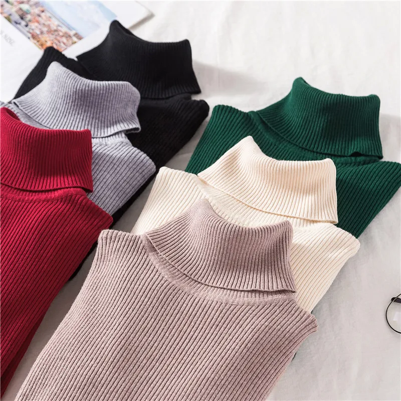 Свитер с высоким воротником, вязаный пуловер, женский зимний теплый Трикотажный свитер с длинным рукавом, Облегающая рубашка, топы, однотон...
Свитер с высоким воротником, вязаный пуловер, женский зимний теплый Трикотажный свитер с длинным рукавом, Облегающая рубашка, топы, однотон...