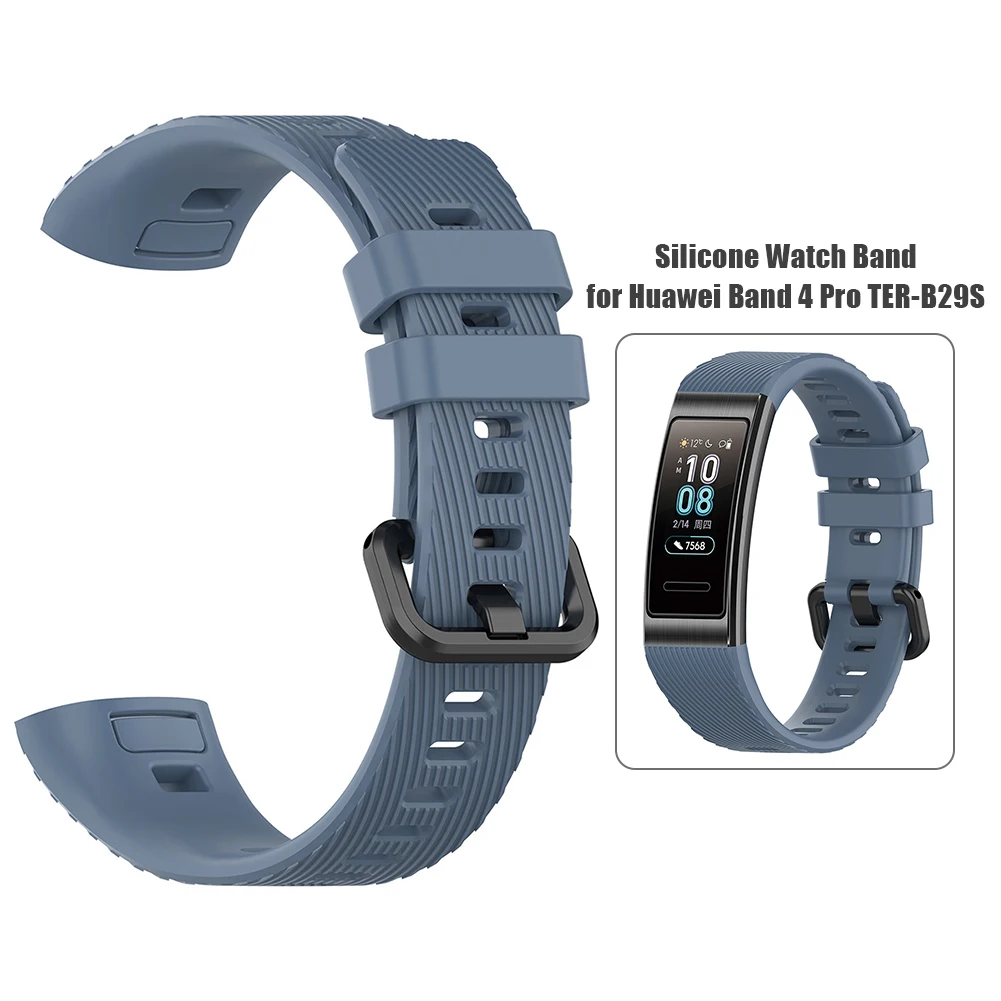 Silicone Watchband Wrist Strap Belt Replacememt Elaborate Manufacture Prolonged Durable for Huawei Band 4 Pro TER-B29S
Silicone Watchband Wrist Strap Belt Replacememt Elaborate Manufacture Prolonged Durable for Huawei Band 4 Pro TER-B29S