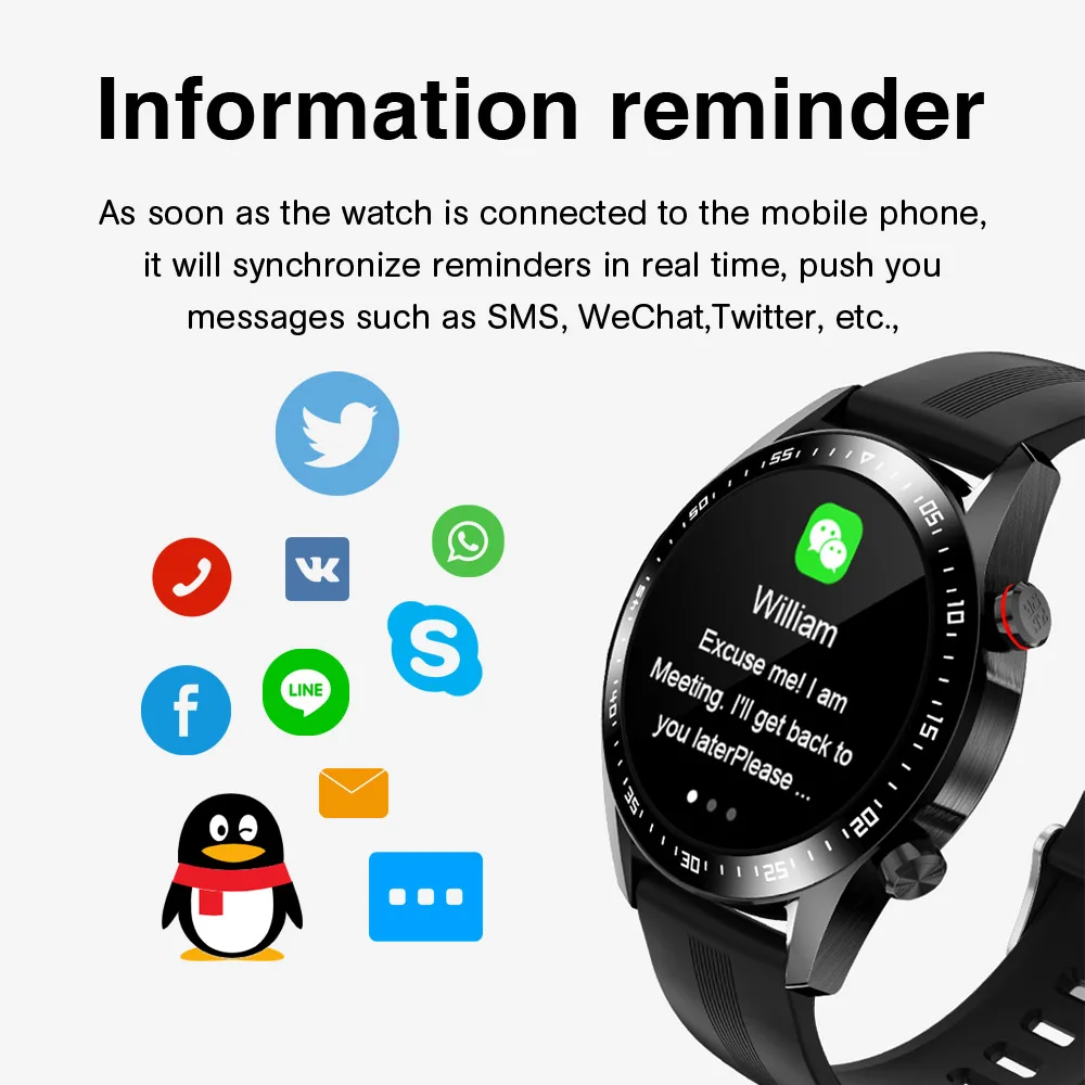 E1-2 Smart Watch Men Bluetooth Call Custom Dial Full Touch Screen Waterproof Smartwatch For Android IOS Sports Fitness Tracker
E1-2 Smart Watch Men Bluetooth Call Custom Dial Full Touch Screen Waterproof Smartwatch For Android IOS Sports Fitness Tracker