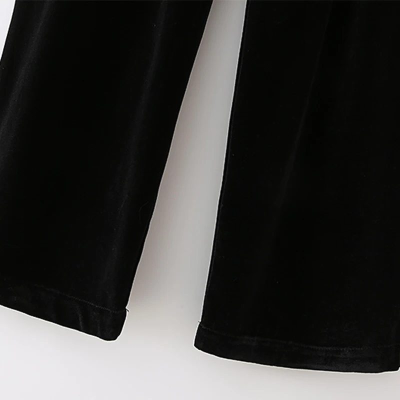 Women Vintage Spring Autumn Straight Pants 2020 Velvet Solid High waist Female Elegant Fashion Street Pants Trousers Clothes
Women Vintage Spring Autumn Straight Pants 2020 Velvet Solid High waist Female Elegant Fashion Street Pants Trousers Clothes