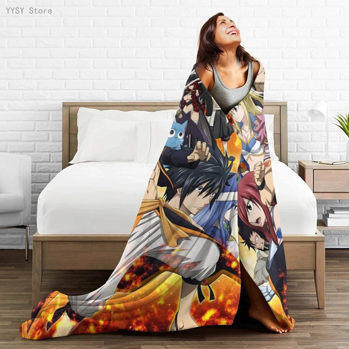 Fairy Tail (2) Anime printed Ultra-Soft Micro Fleece Blanket flannel throw Sherpa bedspread bedding sofa
Fairy Tail (2) Anime printed Ultra-Soft Micro Fleece Blanket flannel throw Sherpa bedspread bedding sofa