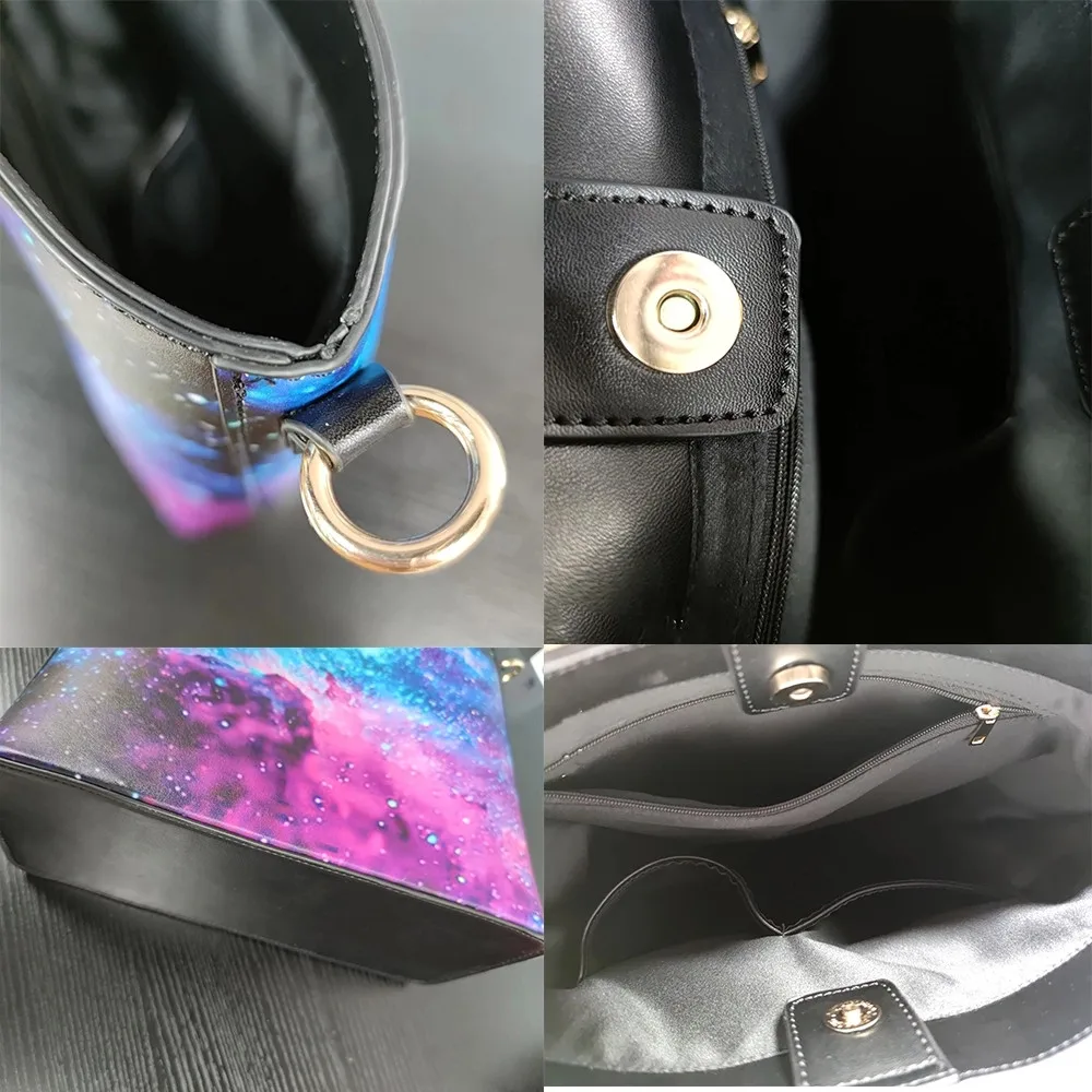 FORUDESIGNS New Trend Women PU Leather Messenger Bag And Purse Set Nightmare Before Christmas Pattern Printing Ladies Handbag
FORUDESIGNS New Trend Women PU Leather Messenger Bag And Purse Set Nightmare Before Christmas Pattern Printing Ladies Handbag