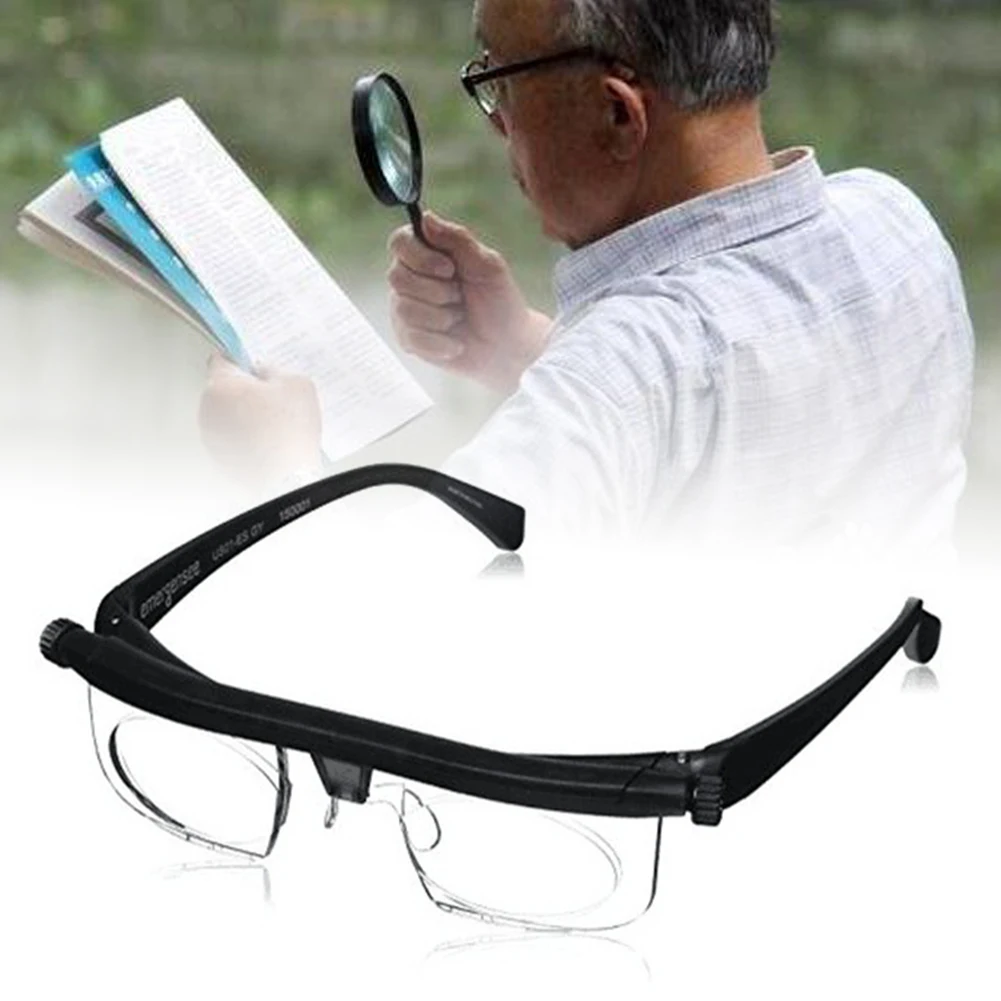 New Adjustable Strength Lens Eyewear Variable Focus Distance Vision Zoom Glasses Protective Magnifying Glasses with Storage Bag
New Adjustable Strength Lens Eyewear Variable Focus Distance Vision Zoom Glasses Protective Magnifying Glasses with Storage Bag
