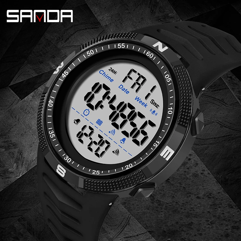 Fashion Men LED Digital Watch Waterproof Date Military Sport Rubber Quartz Watch Alarm Sport Digital Watches Reloj Hombre 2020
Fashion Men LED Digital Watch Waterproof Date Military Sport Rubber Quartz Watch Alarm Sport Digital Watches Reloj Hombre 2020