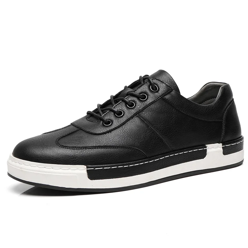 47,48 Large Size Men's Shoes Korean Sports Tide Lace-up Sneakers Men's Non-slip Wear-resistant Casual Leather Shoes
47,48 Large Size Men's Shoes Korean Sports Tide Lace-up Sneakers Men's Non-slip Wear-resistant Casual Leather Shoes