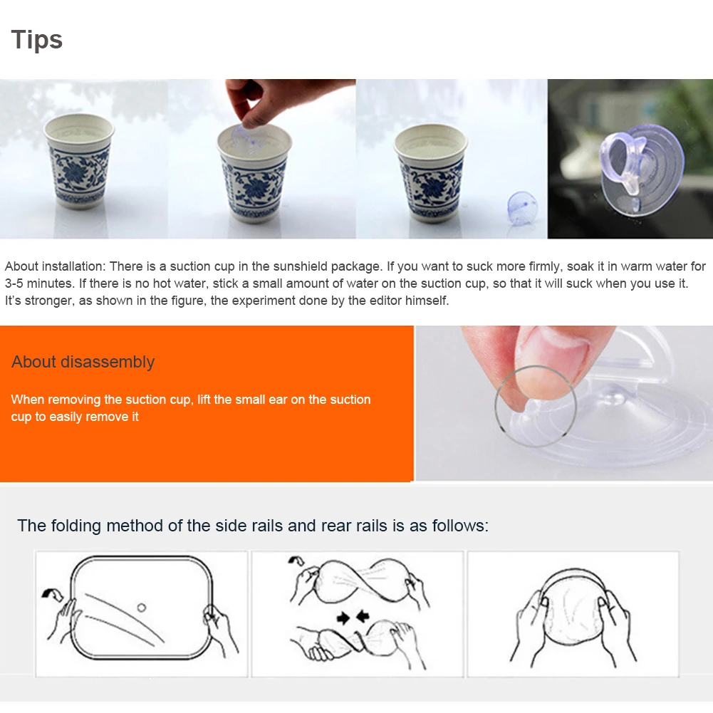 Car Window Sunshade for Front Rear Window Rear Windshield Sun Shade Suction Cup Sun Protection Mesh for Baby Kids
Car Window Sunshade for Front Rear Window Rear Windshield Sun Shade Suction Cup Sun Protection Mesh for Baby Kids