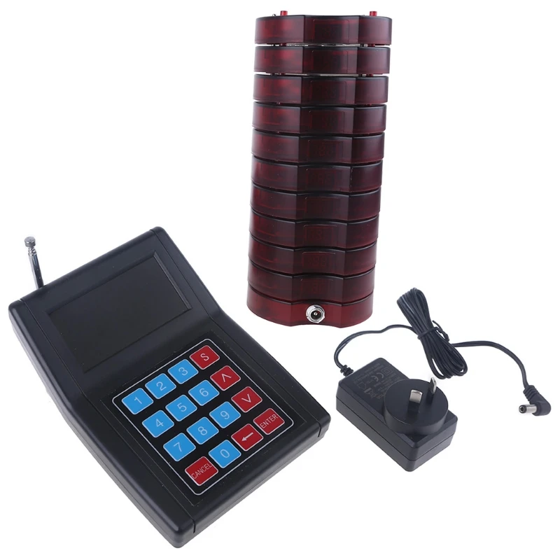 Restaurant Calling System with 10 Pieces Pager Recivers Wireless Queuing System for Long Connection Distance
Restaurant Calling System with 10 Pieces Pager Recivers Wireless Queuing System for Long Connection Distance